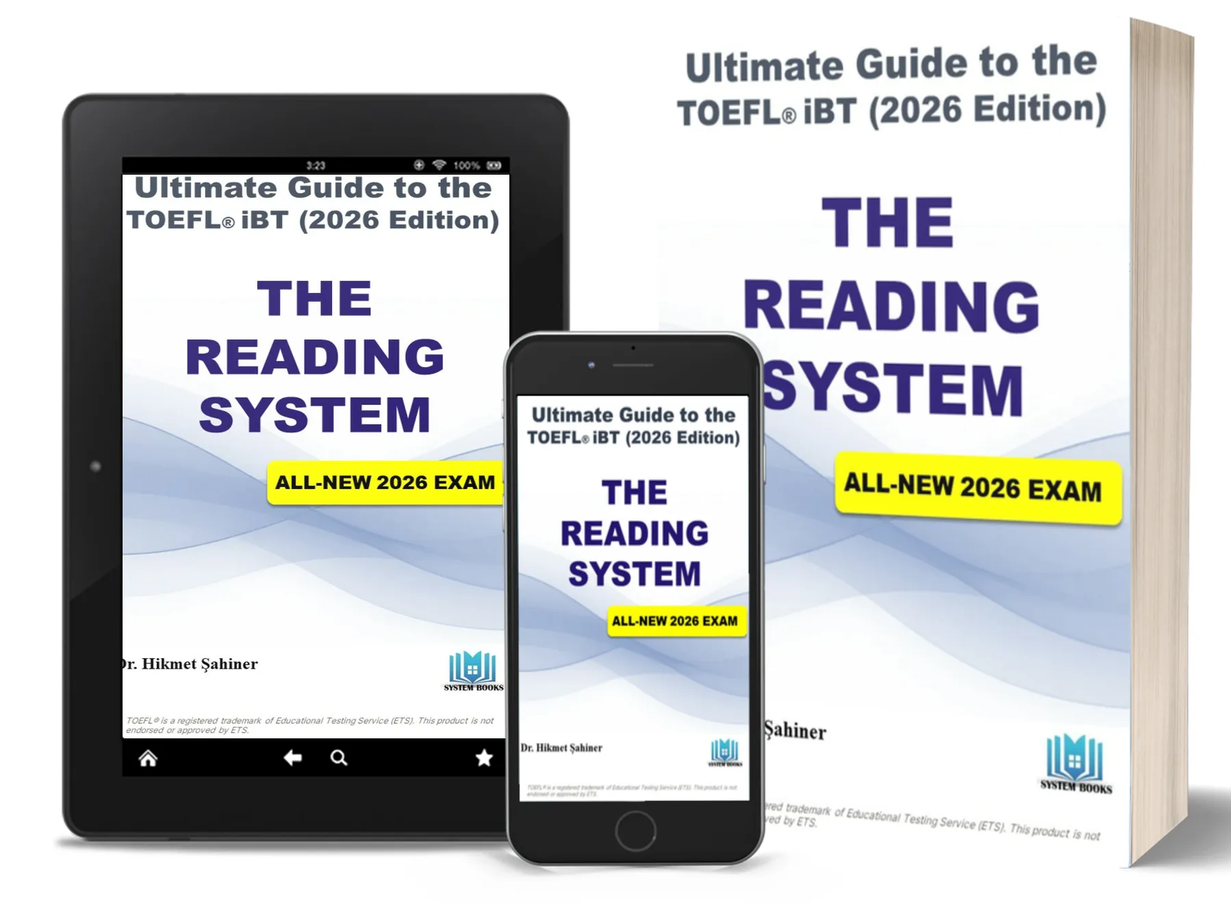 toefl reading system book cover 2026 stack