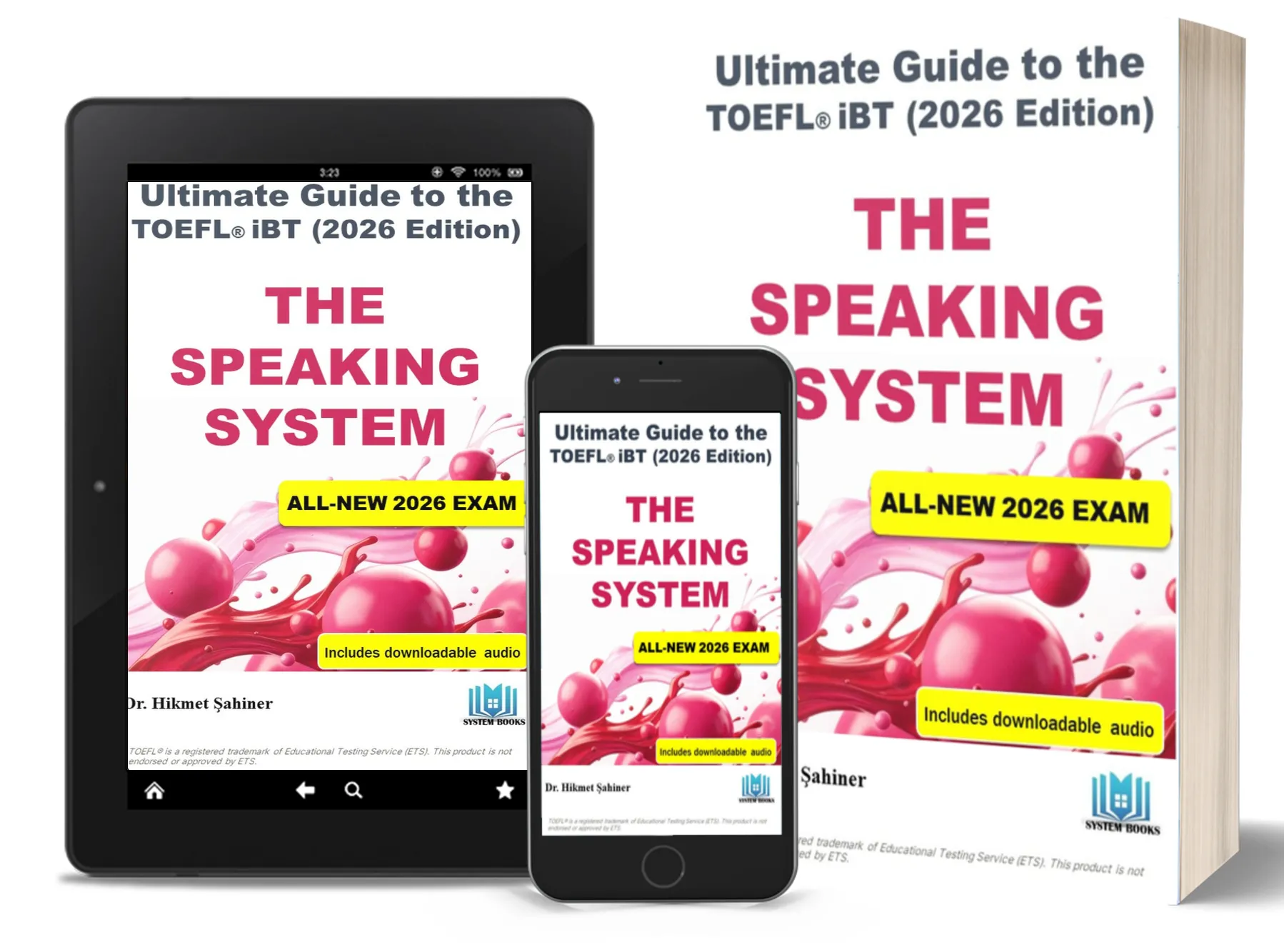 toefl speaking system book cover 2026 stack
